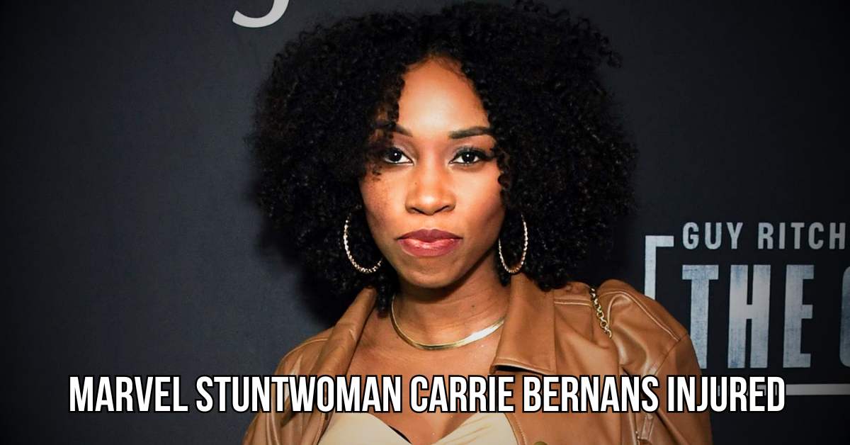 Marvel stuntwoman Carrie Bernans injured