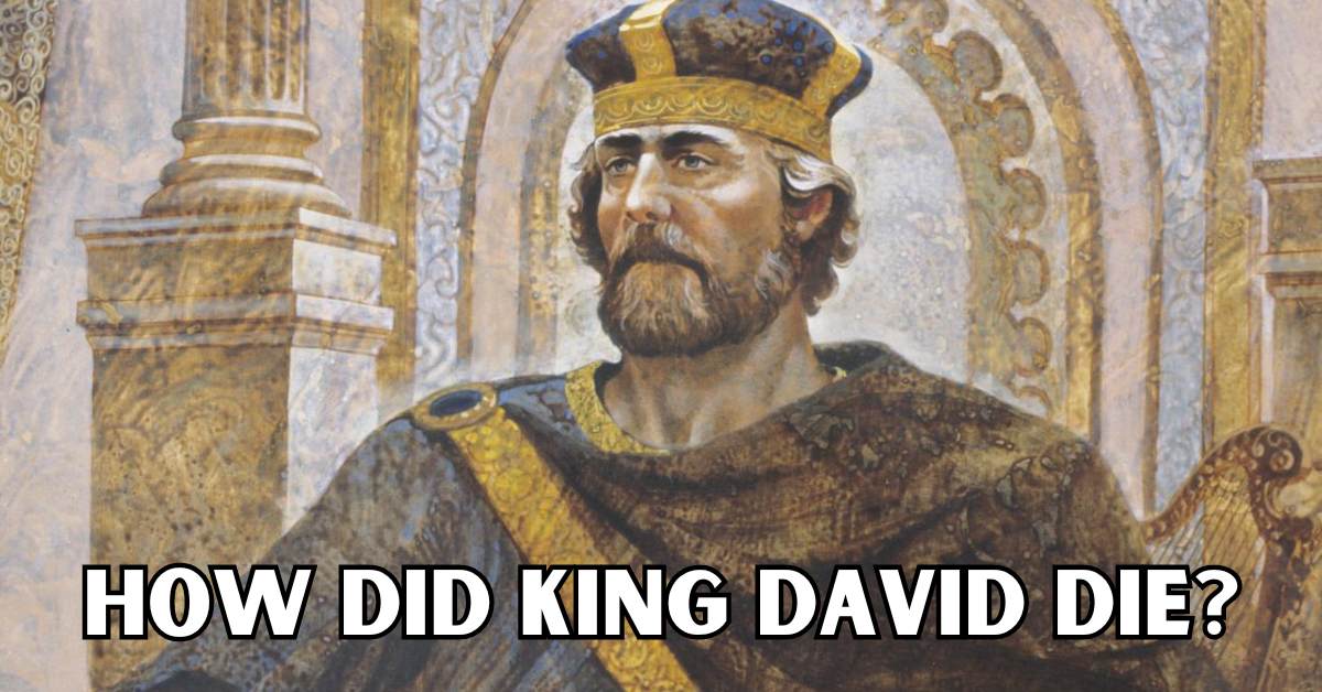 how did king david die