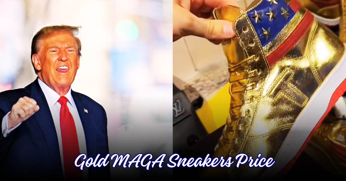 Gold MAGA Sneakers Price