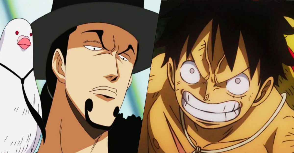 Luffy faced and Lucci