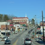 Morgan Avenue in downtown Pennington Gap, Virginia