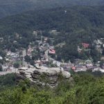 View over Norton, Virginia, from a mountain overlook